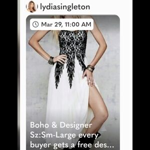 Designer dresses, skirts, tops & Tony Lama boots and more!